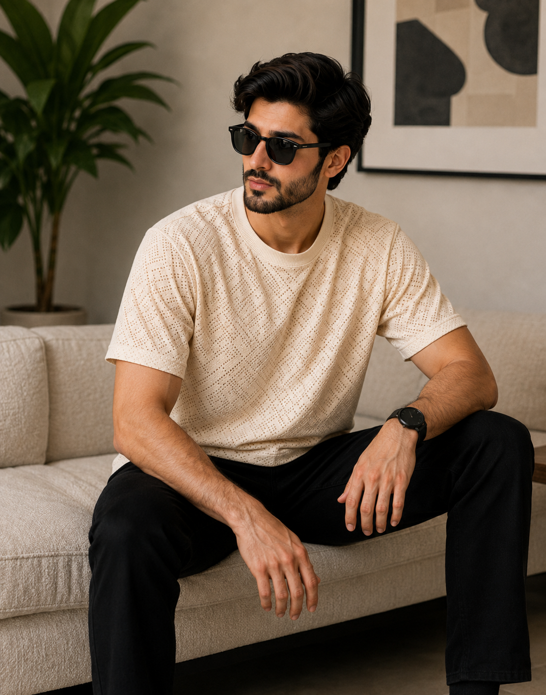 Premium Men's Short Sleeve T-Shirt – China Fabric | CareTax Outfits