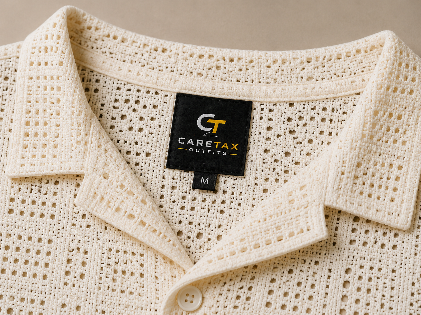 Premium Textured Collared T-Shirt for Men | CareTax Outfits