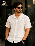 Premium Textured Collared T-Shirt for Men | CareTax Outfits