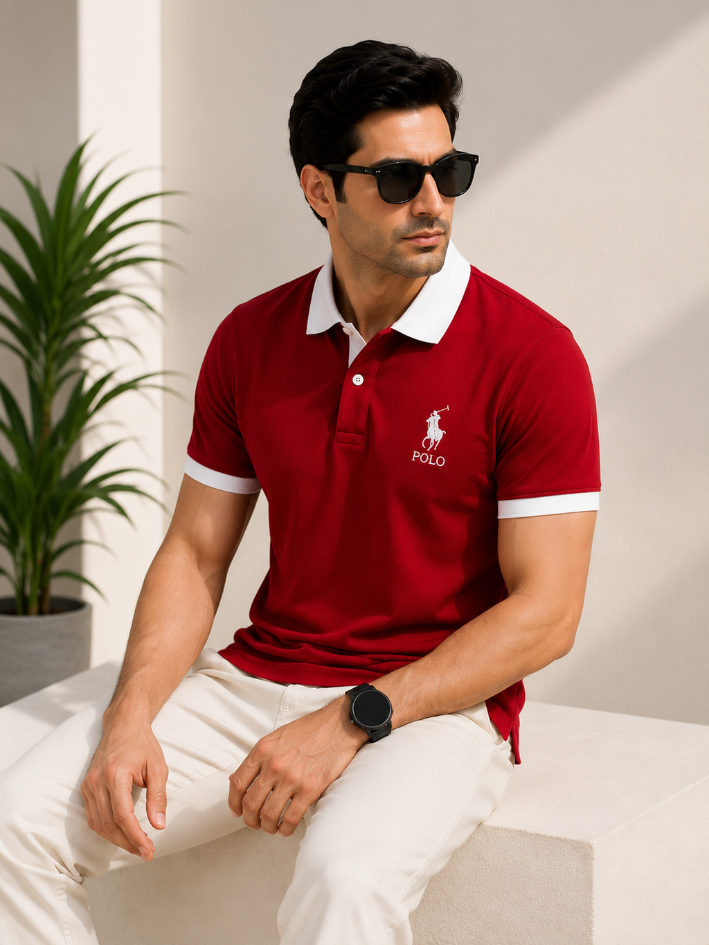 Premium Red Polo T-Shirt – CareTax Outfits