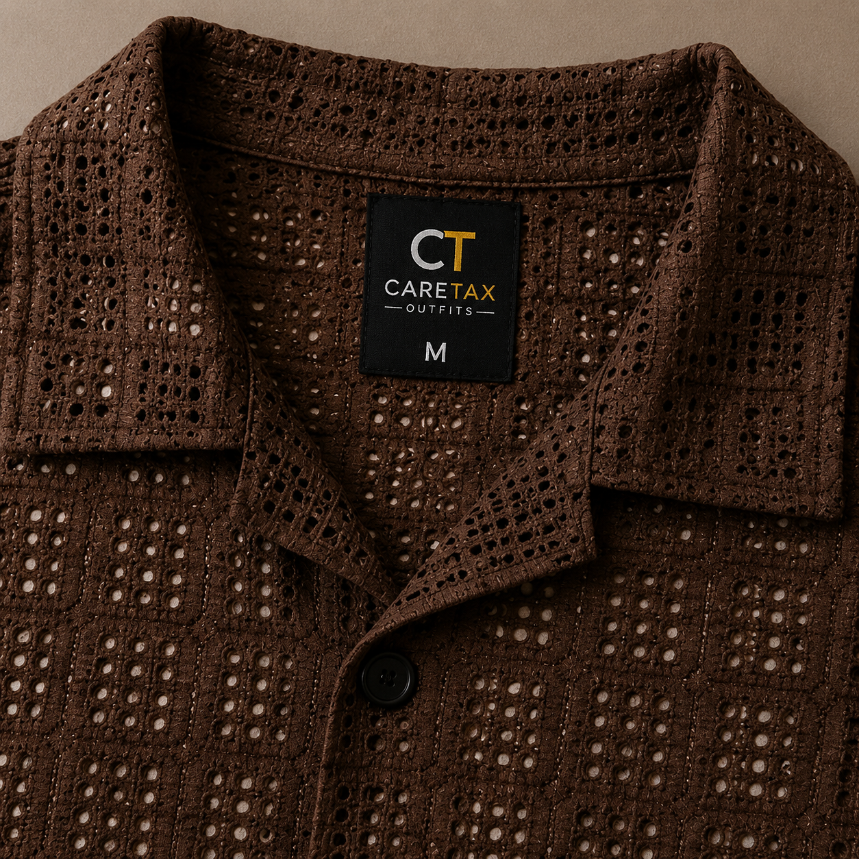 Premium Textured Collared T-Shirt for Men | CareTax Outfits